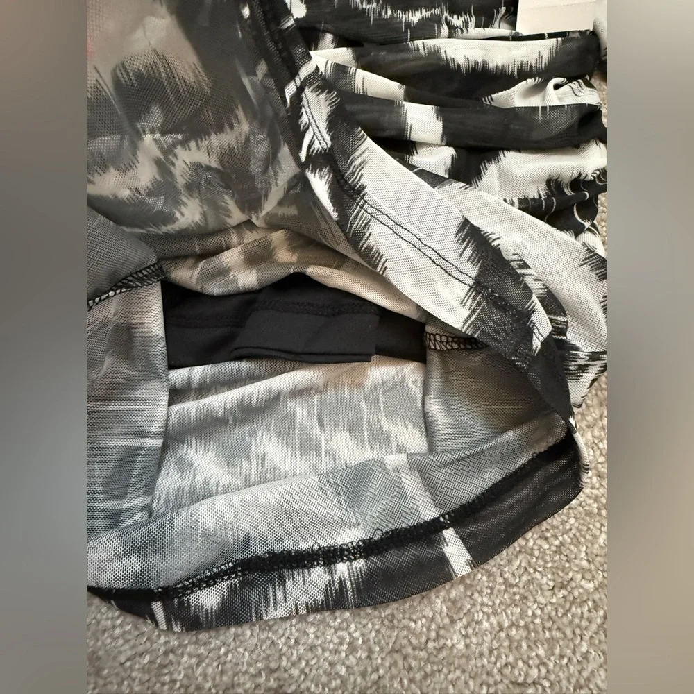 Farm Rio Ikat Ruched Tulle Midi-Dress - size XSmall - NWT - Picture 10 of 14